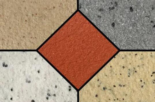 （圖：真石漆展示圖）