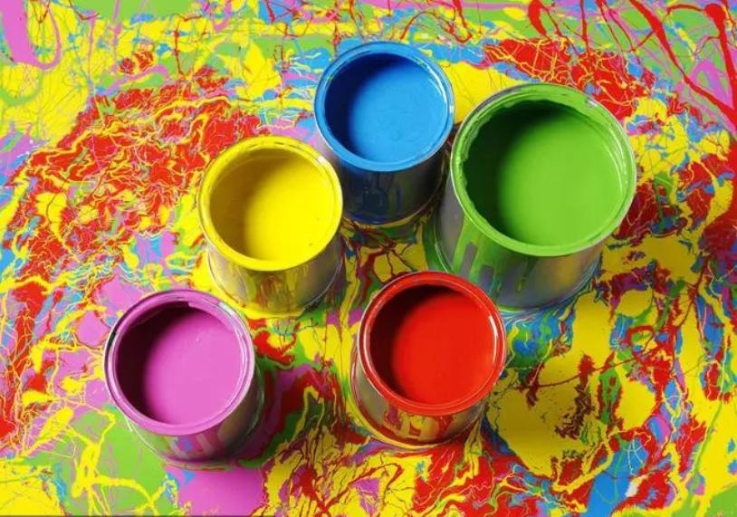 （圖：涂料展示圖）